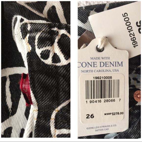 Levi’s Vintage Clothing 1962 551Z Printed Jeans - Picture 8 of 8